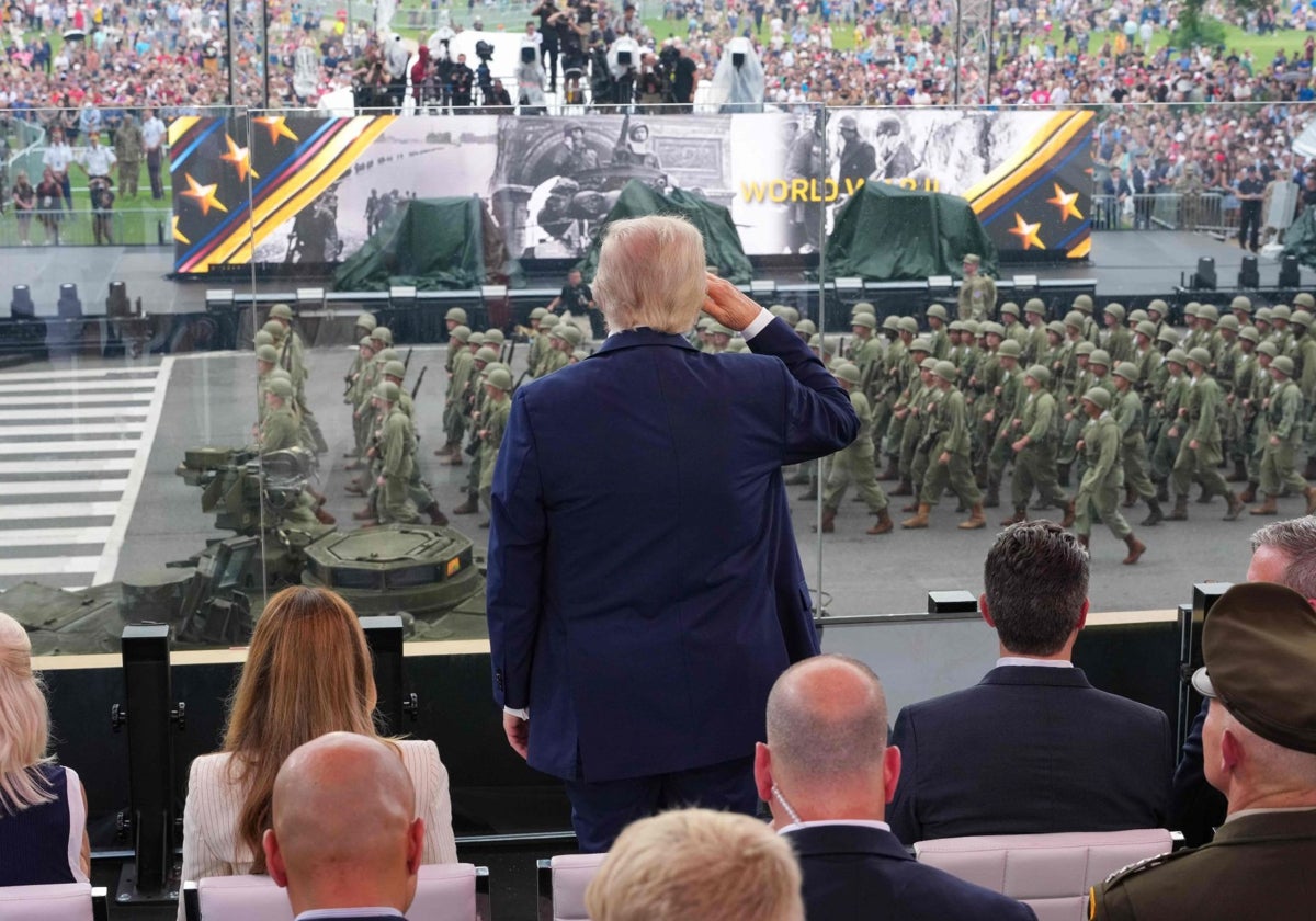Trump cumplió por fin su sueño: un desfile militar en el corazón de Washington, con tanques frente a la Casa Blanca