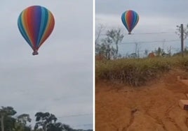 Muere en Brasil una mujer embarazada al caer el globo aerostático en el que viajaba