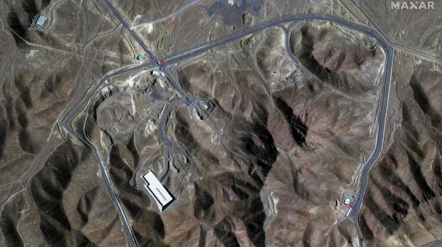 Imagen antes - Tierras iraníes antes y después de los ataques de Estados Unidos