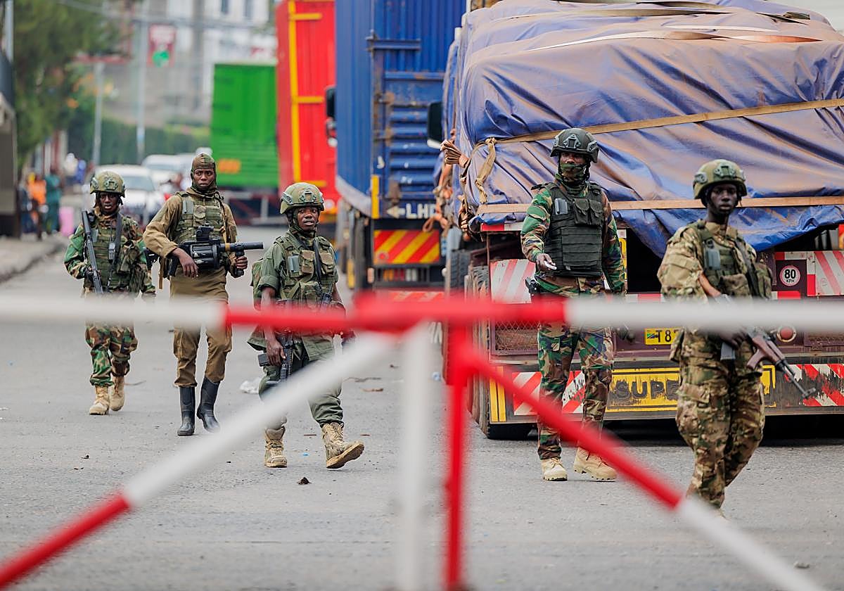 Miembros de las milicias del M23 en una imagen de archivo.