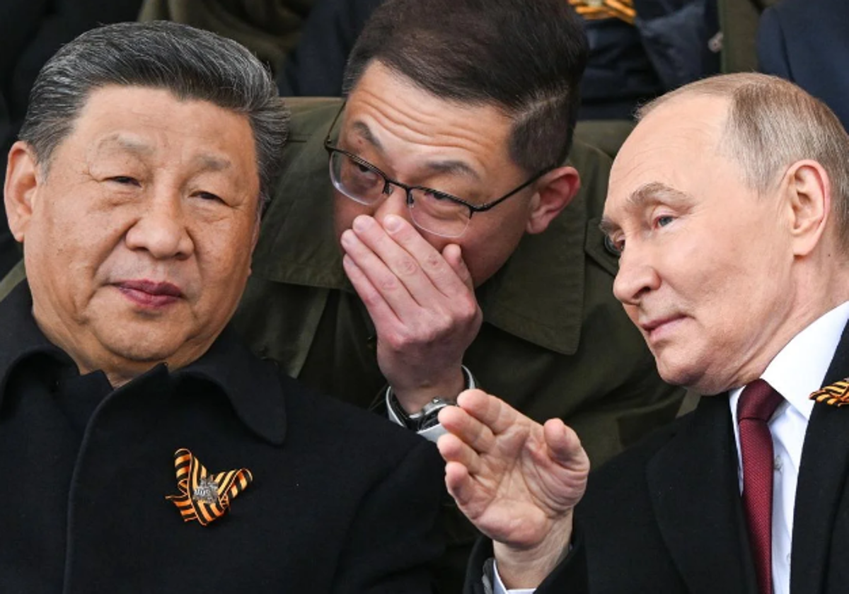 El presidente ruso Vladimir Putin y su homólogo chino, Xi Jinping
