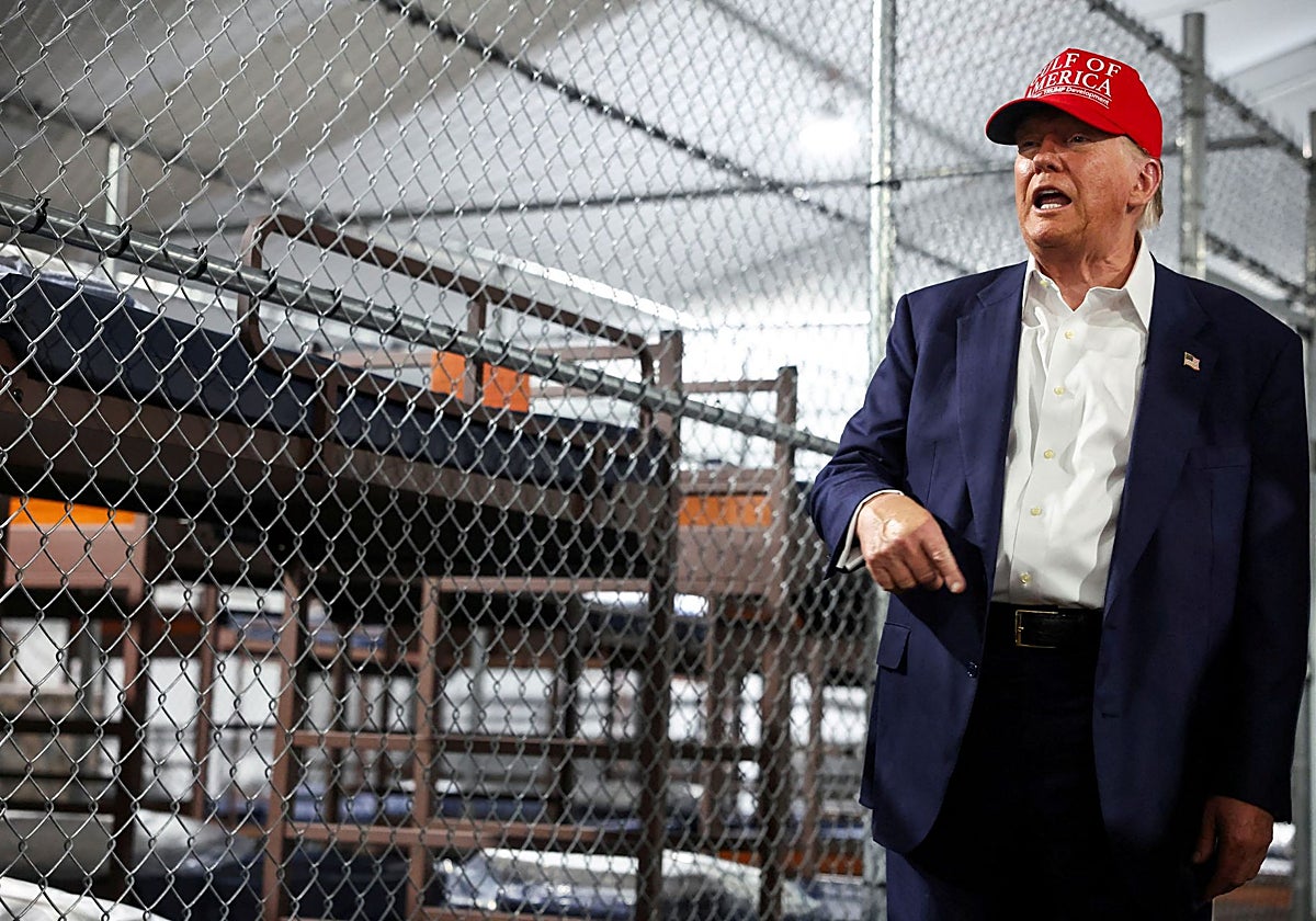 El presidente estadounidense Trump visita Florida