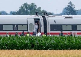 Cinco heridos con un ataque con hacha en un tren alemán