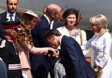 Los Príncipes de Gales reciben a Macron en una histórica visita al Reino Unido
