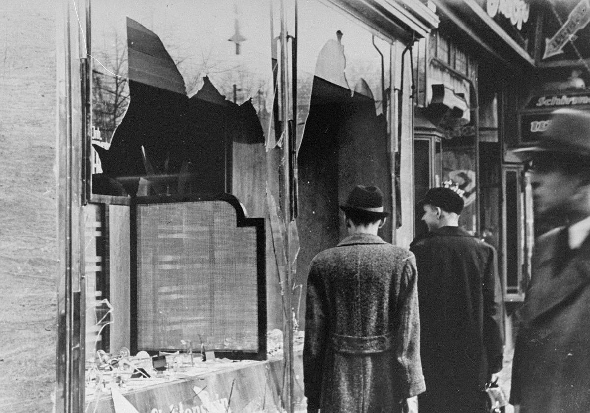 El Pogromo de julio del 35 fue el precedente de la la Noche de los Cristales Rotos (en la imagen)