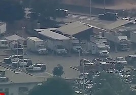 Al menos tres muertos por una explosión en un centro de entrenamiento policial de Los Ángeles