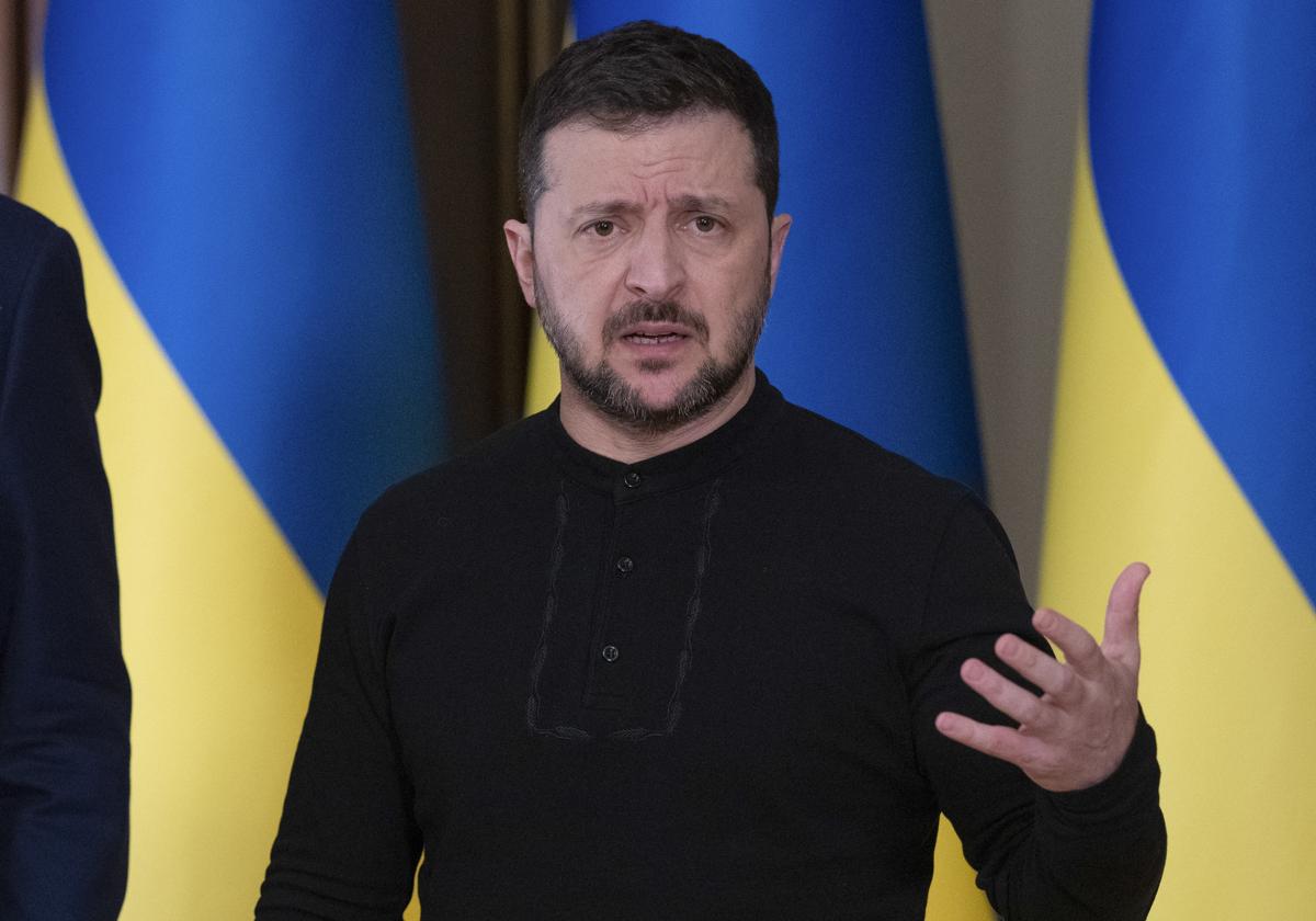 El presidente de Ucrania, Volodimir Zelenski, en una foto de archivo