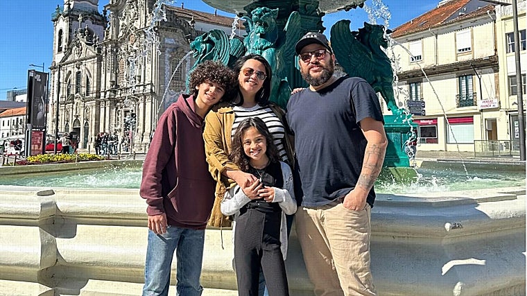 Tailla Rosa y su familia.