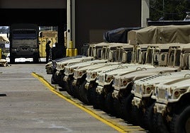 Cinco soldados heridos en una base militar estadounidense tras colarse un tirador