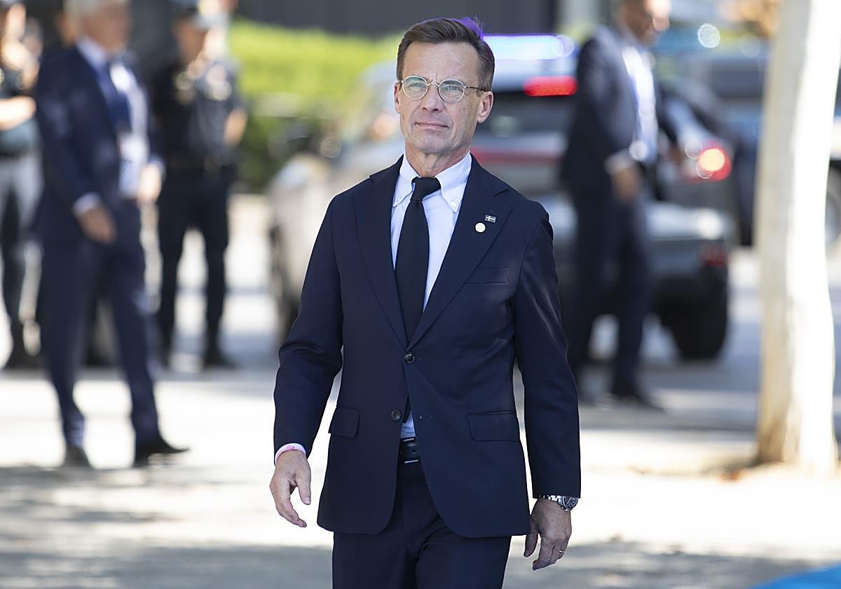 El primer ministro de Suecia, Ulf Kirstersson, fotografiado en Granada en 2023