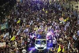 Familias de rehenes israelíes convocan una huelga general el 17 de agosto contra el plan de Netanyahu