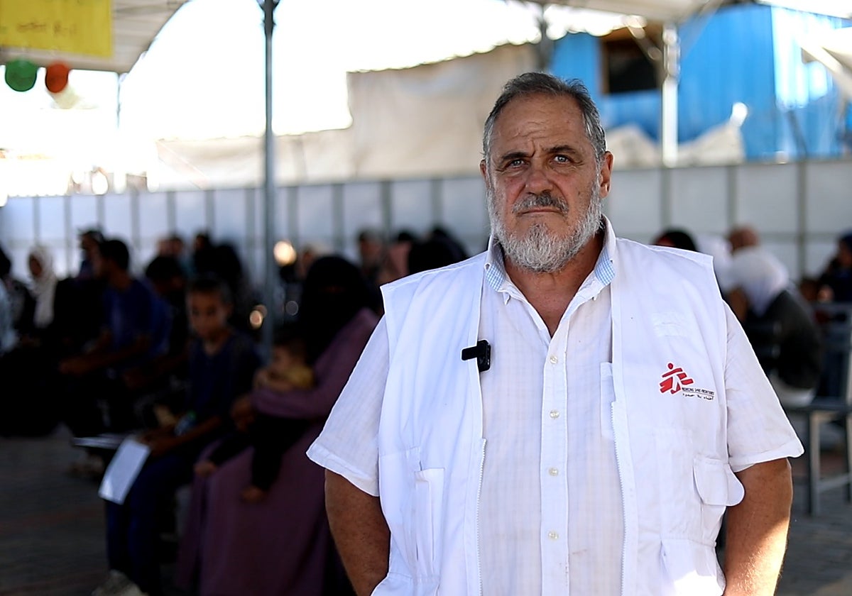 Aitor Zabalgogeazkoa, coordinador de emergencias de MSF en la Franja de Gaza