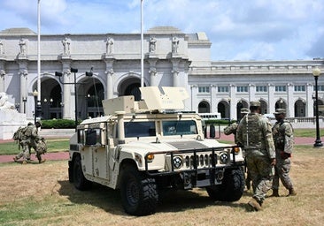 Tensión y miedo en el nuevo Washington militarizado