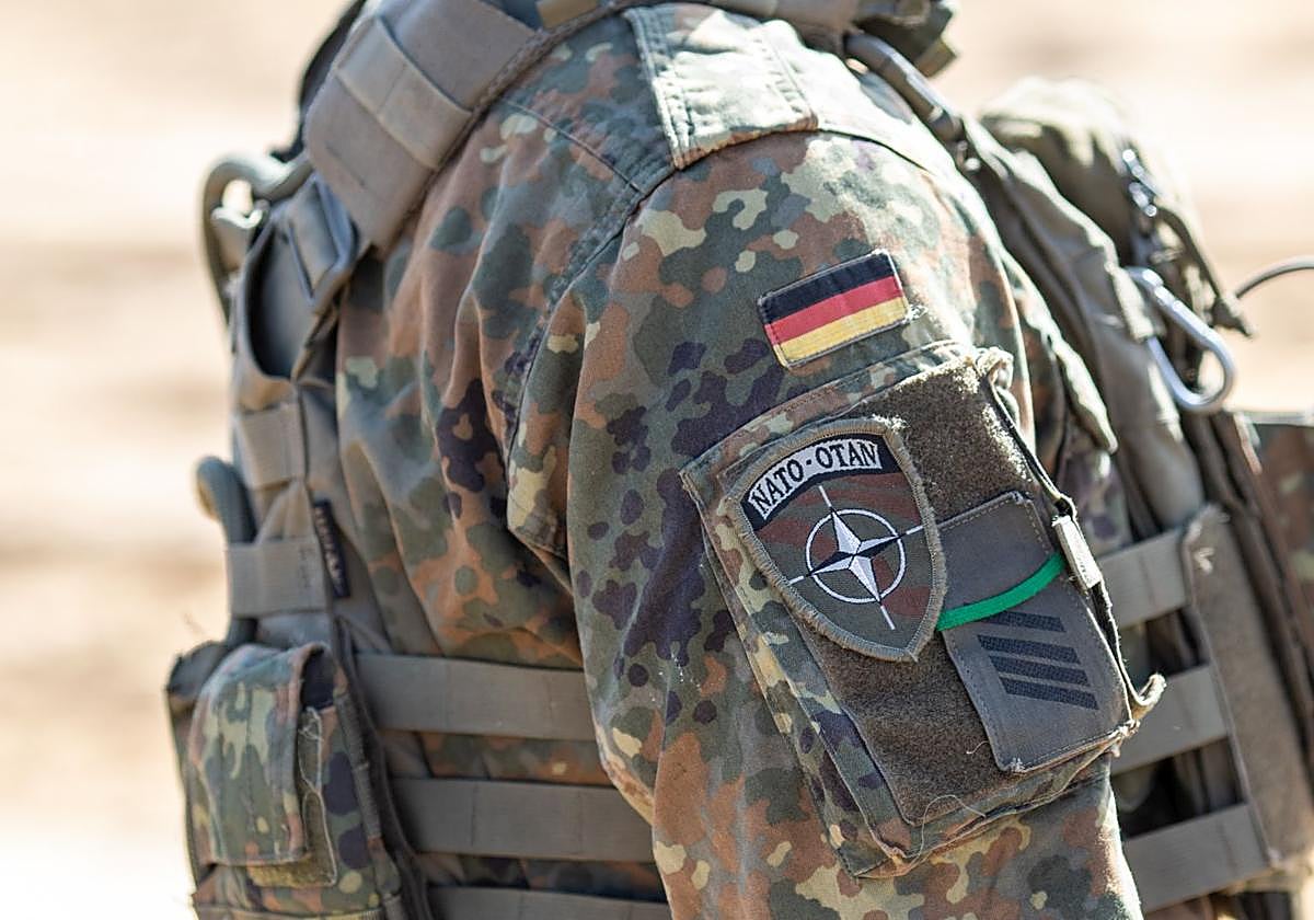 Maniobras OTAN en Gaizuinai, Lituania, frontera de Rusia y Lituania, el pasado 16 de mayo