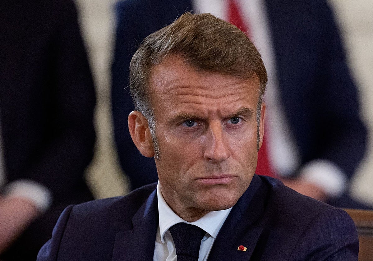 El presidente francés, Emmanuel Macron