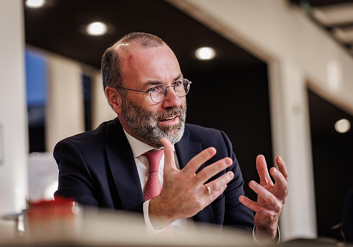 El presidente del Partido Popular Europeo, Manfred Weber