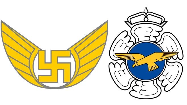 El cambio de la esvástica finlandesa al águila dorada