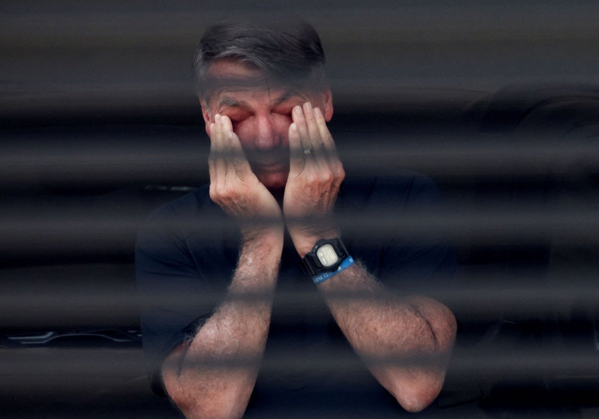 El expresidente brasileño, Jair Bolsonaro, durante su arresto domiciliario