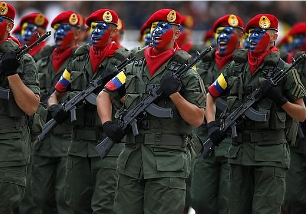 La fuerza militar de Venezuela