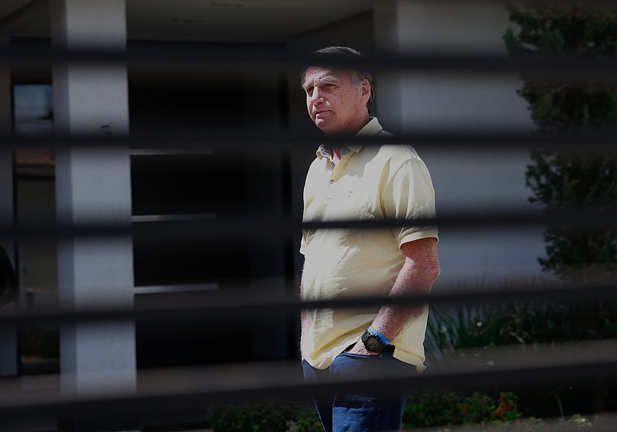 Jair Bolsonaro en su residencia el pasado 3 de septiembre