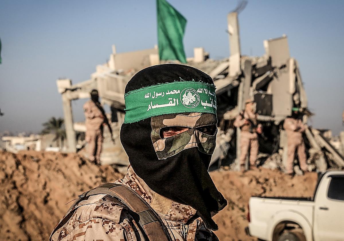 Un miliciano de Hamás, en una foto de archivo