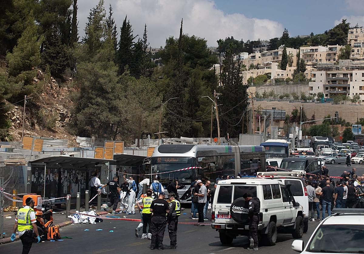 El atacante de Jerusalén, abatido tras comerter el acto terrorista