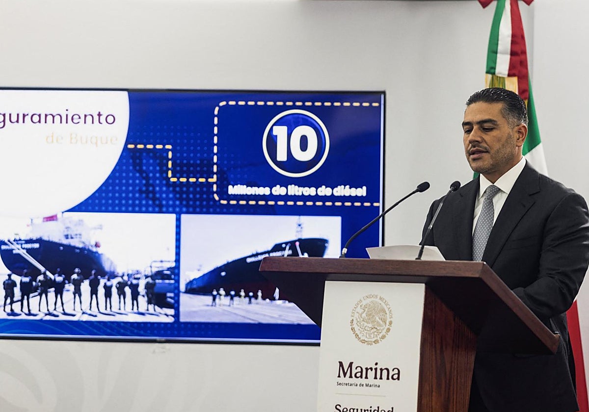 Comparecencia del secretario de Seguridad, Omar Harfuch, para explicar las detenciones