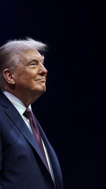 El presidente de EE.UU., Donald Trump, pronuncia un discurso ante la Comisión de Libertad Religiosa de la Casa Blanca