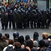 La jornada de bloqueo de Francia termina en una batalla campal en París