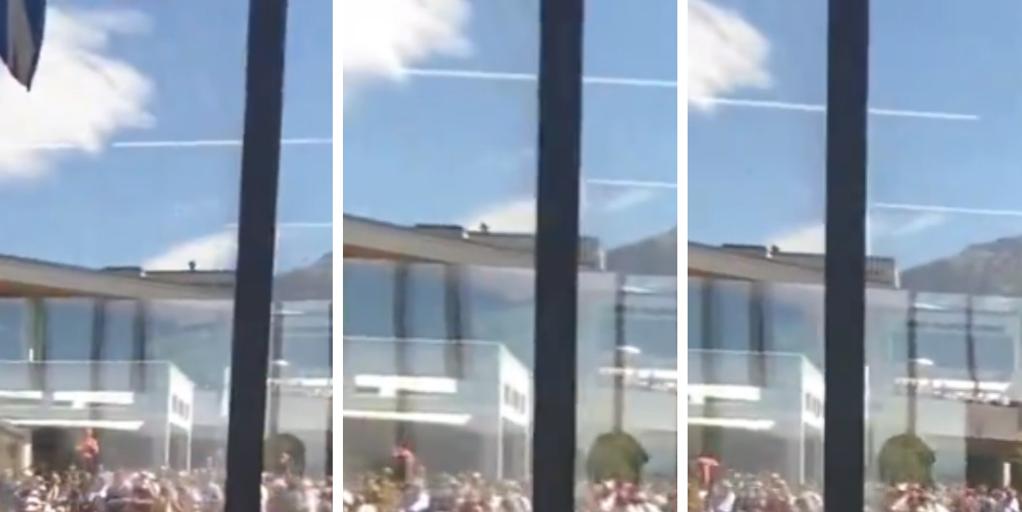 El posible tirador de Charlie Kirk es grabado en una azotea momentos después del disparo