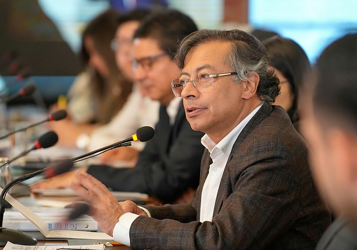 El presidente de Colombia, Gustavo Petro