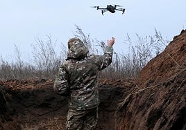 La guerra de los drones eleva el frente al cielo de Ucrania