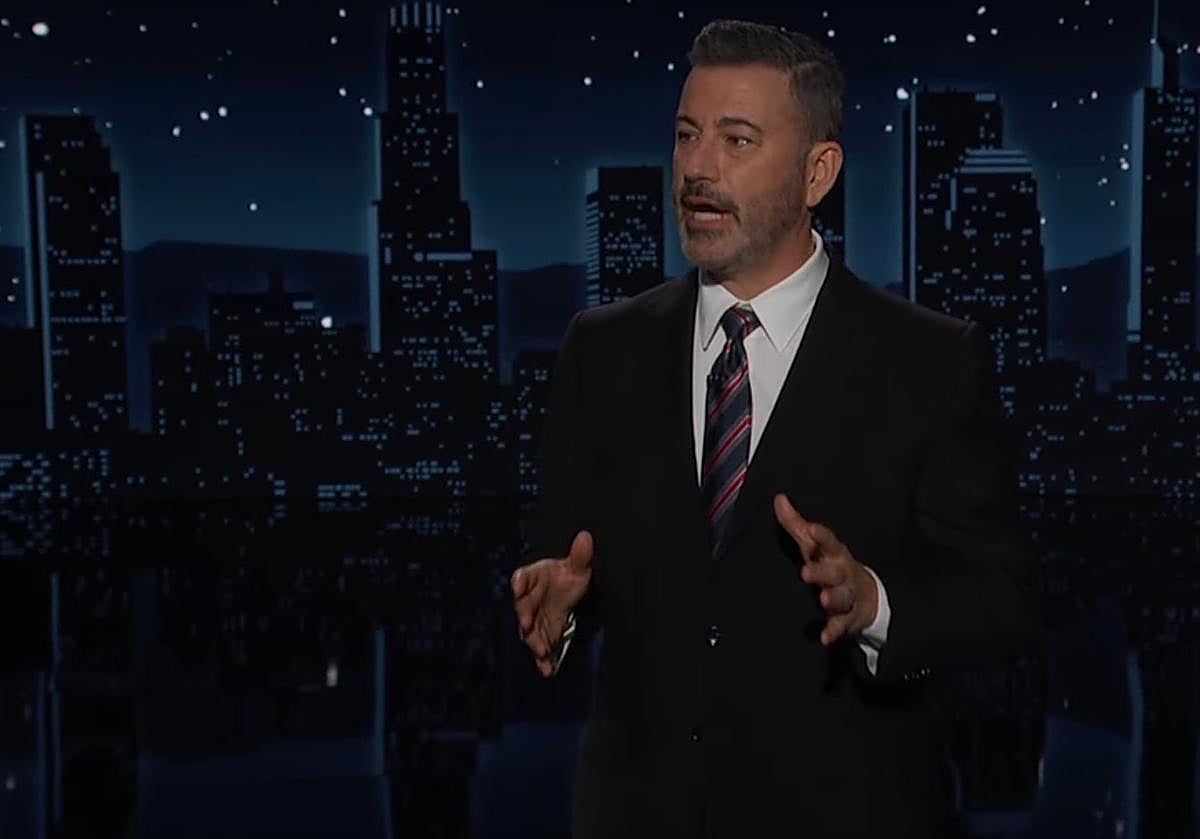 Jimmy Kimmel, durante su monólogo.