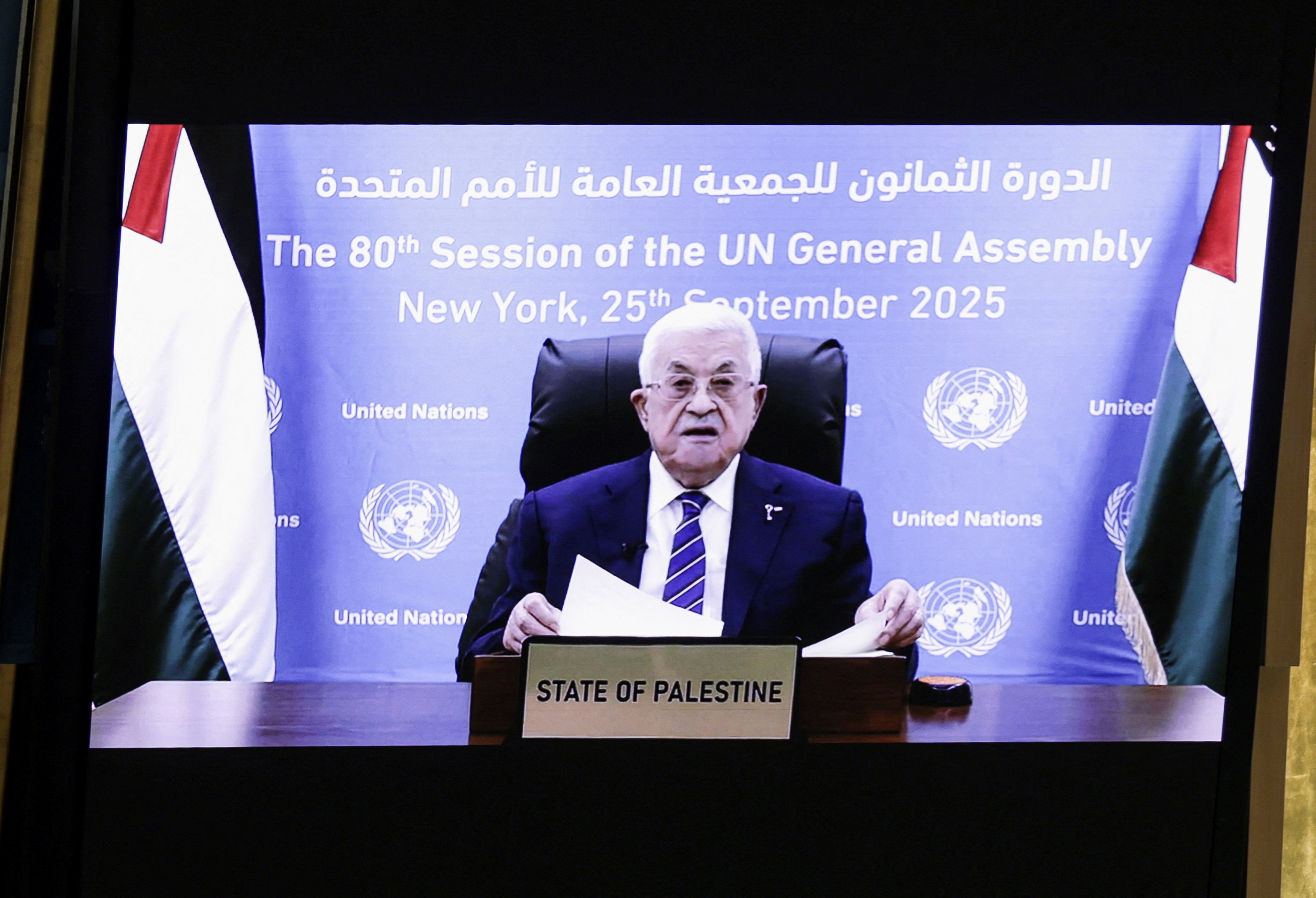 Abás asegura ante la ONU que «los ataques del 7-O no representan al pueblo palestino»