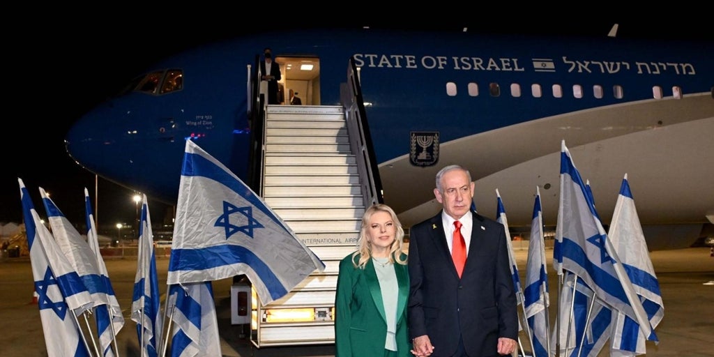 Netanyahu toma una ruta inusual para viajar a Nueva York y evitar la orden de arresto internacional
