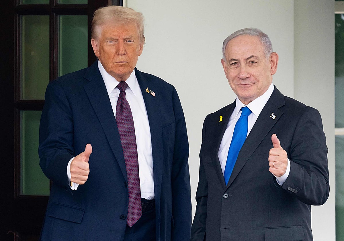 Trump recibe a Netanyahu en la Casa Blanca
