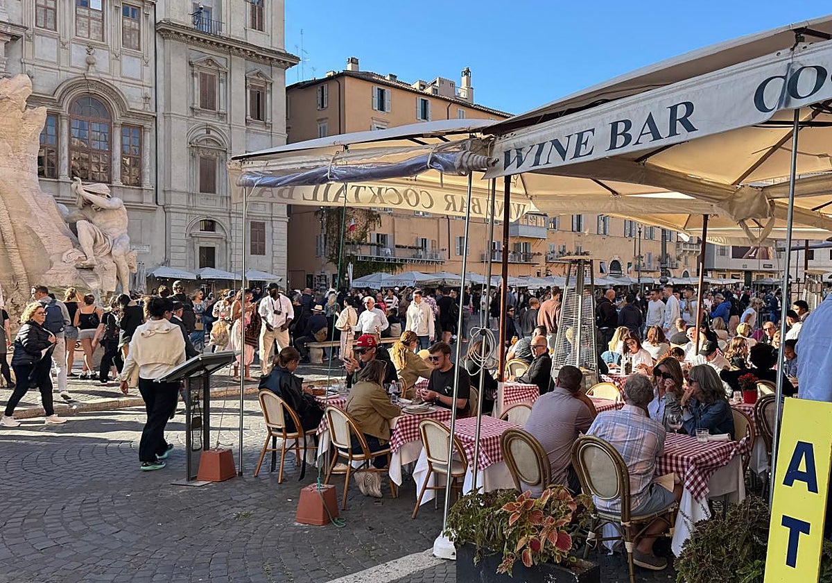 La vida romana continuó con normalidad durante la huelga general