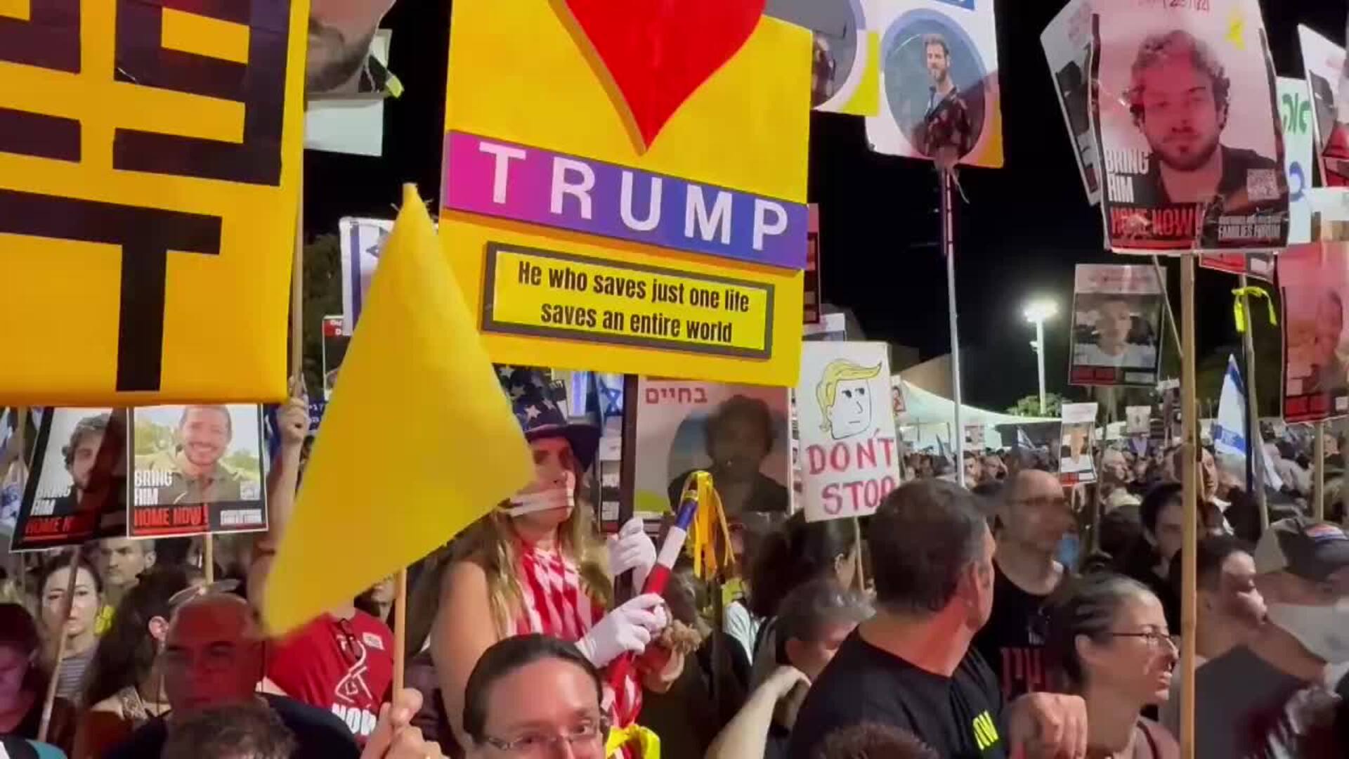 Miles llaman a poner fin a la guerra en Tel Aviv