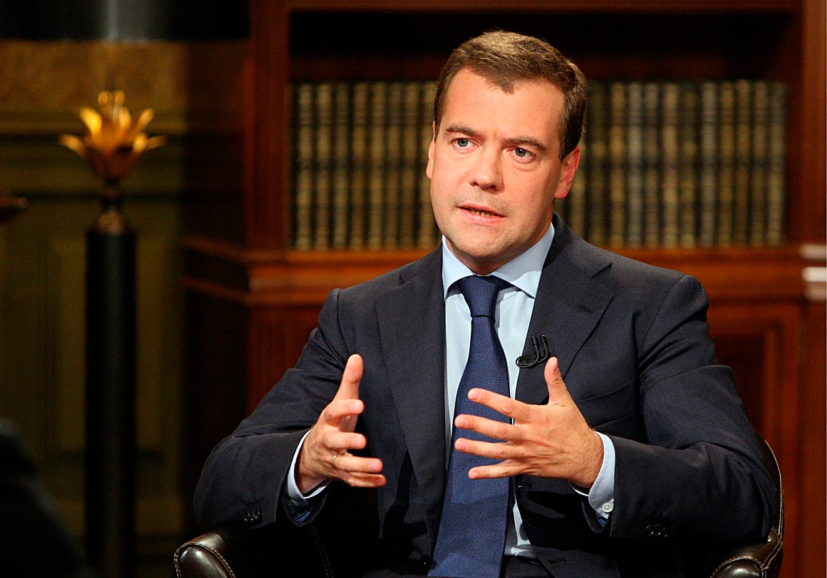 El expresidente ruso, Dmitry Medvedev, en una imagen de archivo