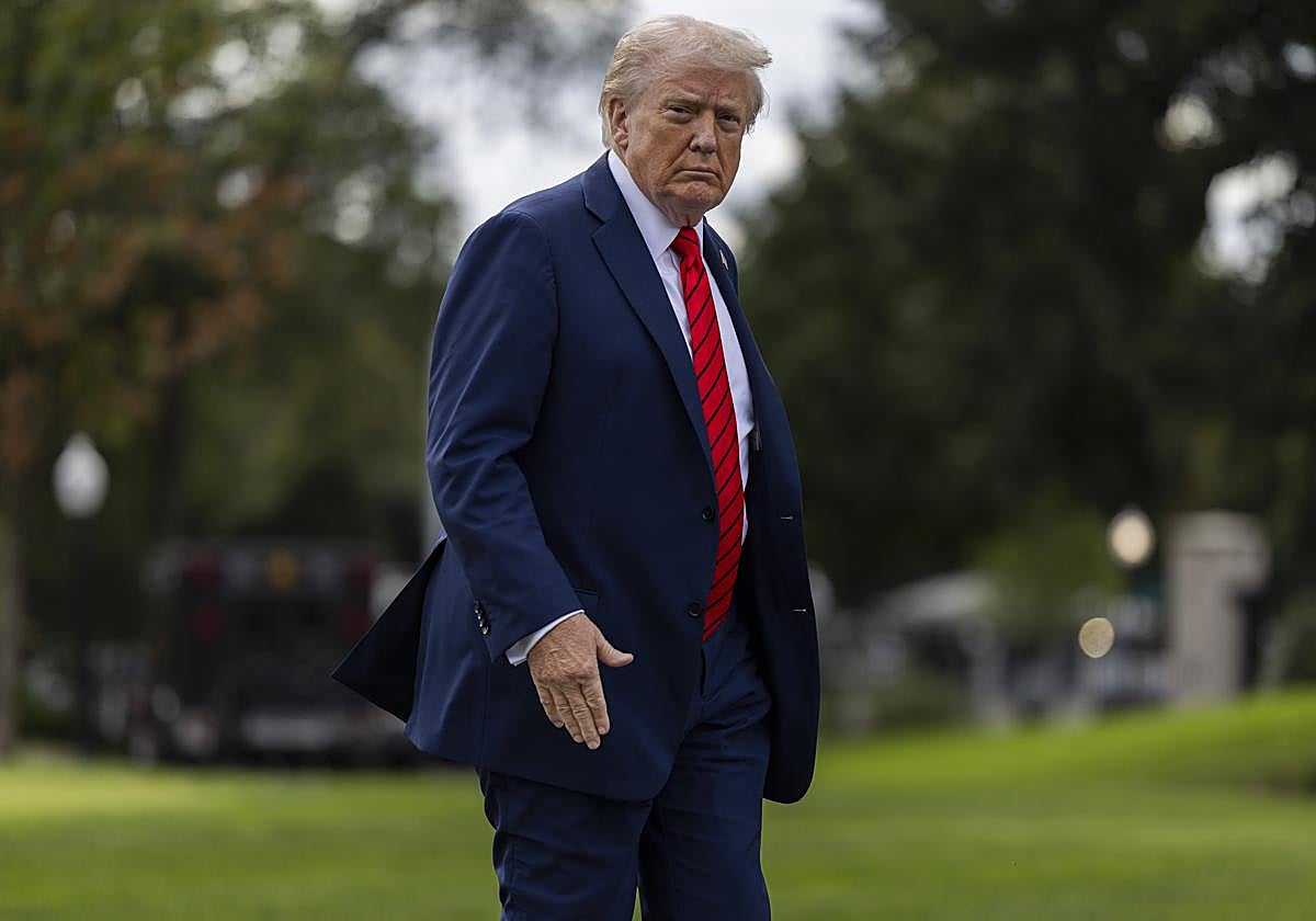 El presidente de Estados Unidos, Donald J. Trump, se somete a un examen físico semestral