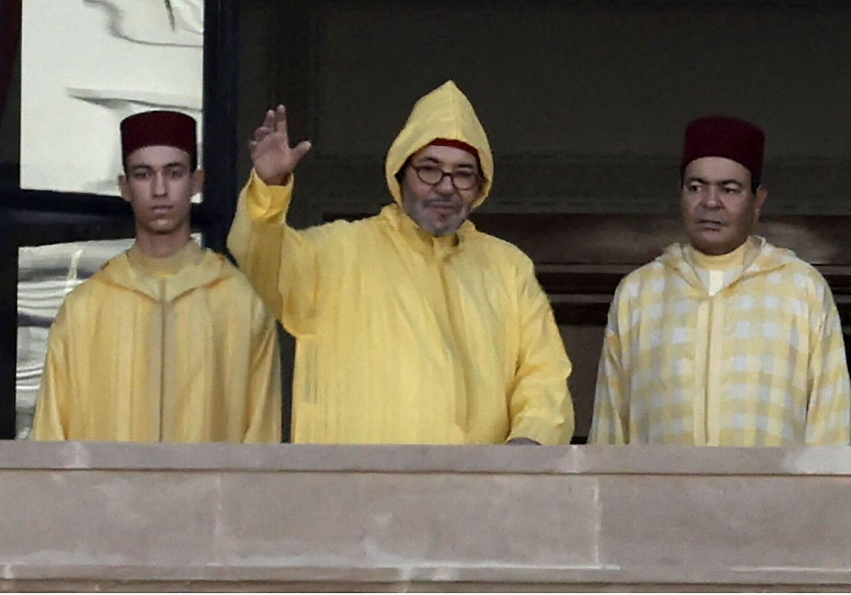 Mohamed VI durante el discurso ante el Parlamento marroquí