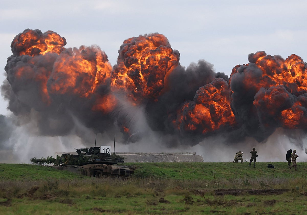 Las fuerzas de la OTAN realizan ejercicios militares