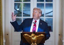 Trump amenaza ahora a Hamás: «Si siguen asesinando gente en Gaza, les mataremos a ellos»