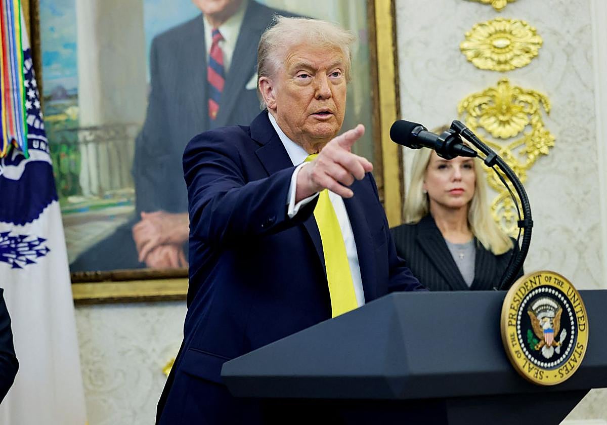 El presidente estadounidense, Donald Trump