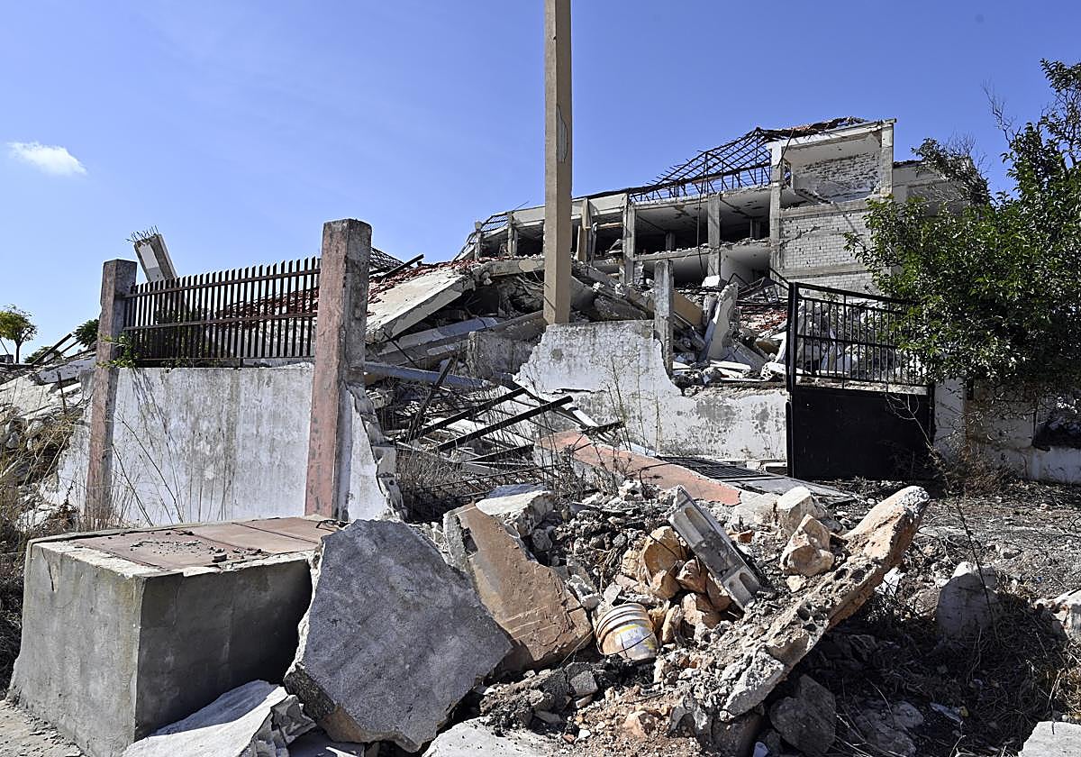 Bombardeo de Israel en el Líbano.