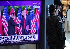 Trump, «cien por cien dispuesto» a un encuentro sorpresa con Kim Jong-un en Corea del Norte