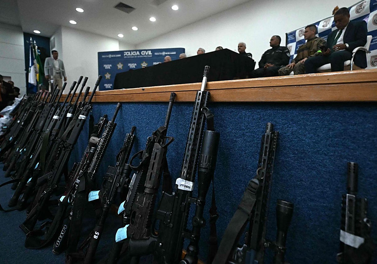 Armento incautado al Comando Vermelho