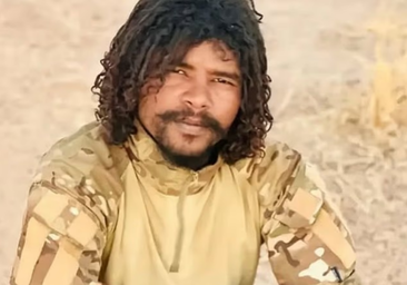 Manifestación en protesta por la violencia en Darfur