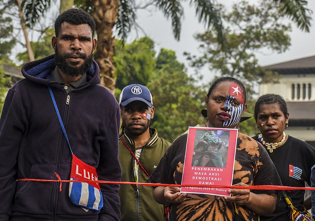 Los papúes reclaman su independencia y denuncian la represión del Gobierno indonesio