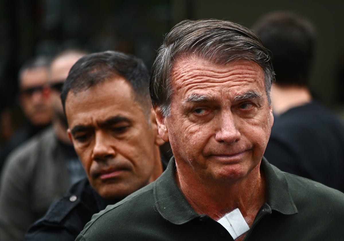 El expresidente brasileño, Jair Bolsonaro